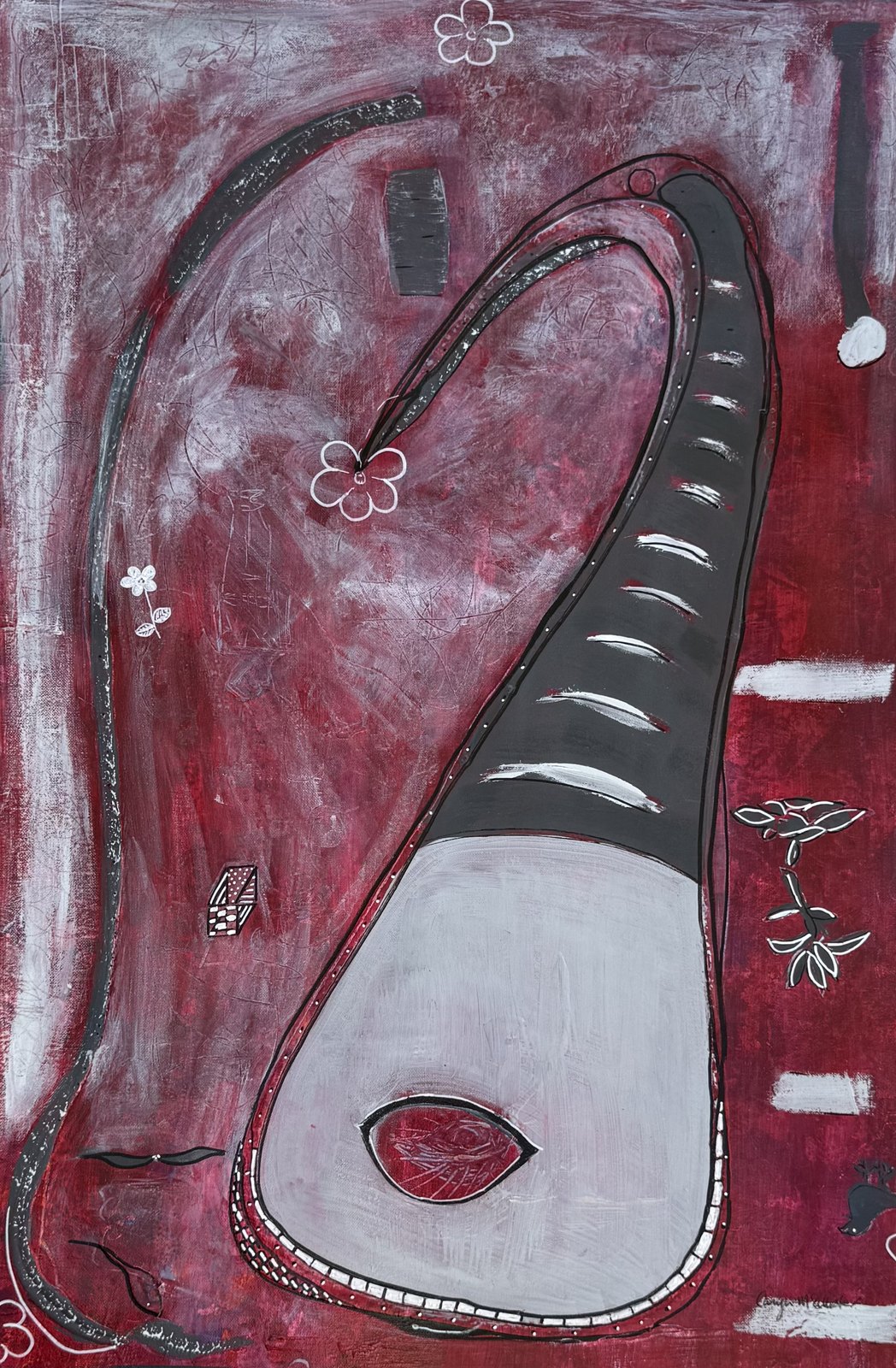 Heartstrings — Mixed media