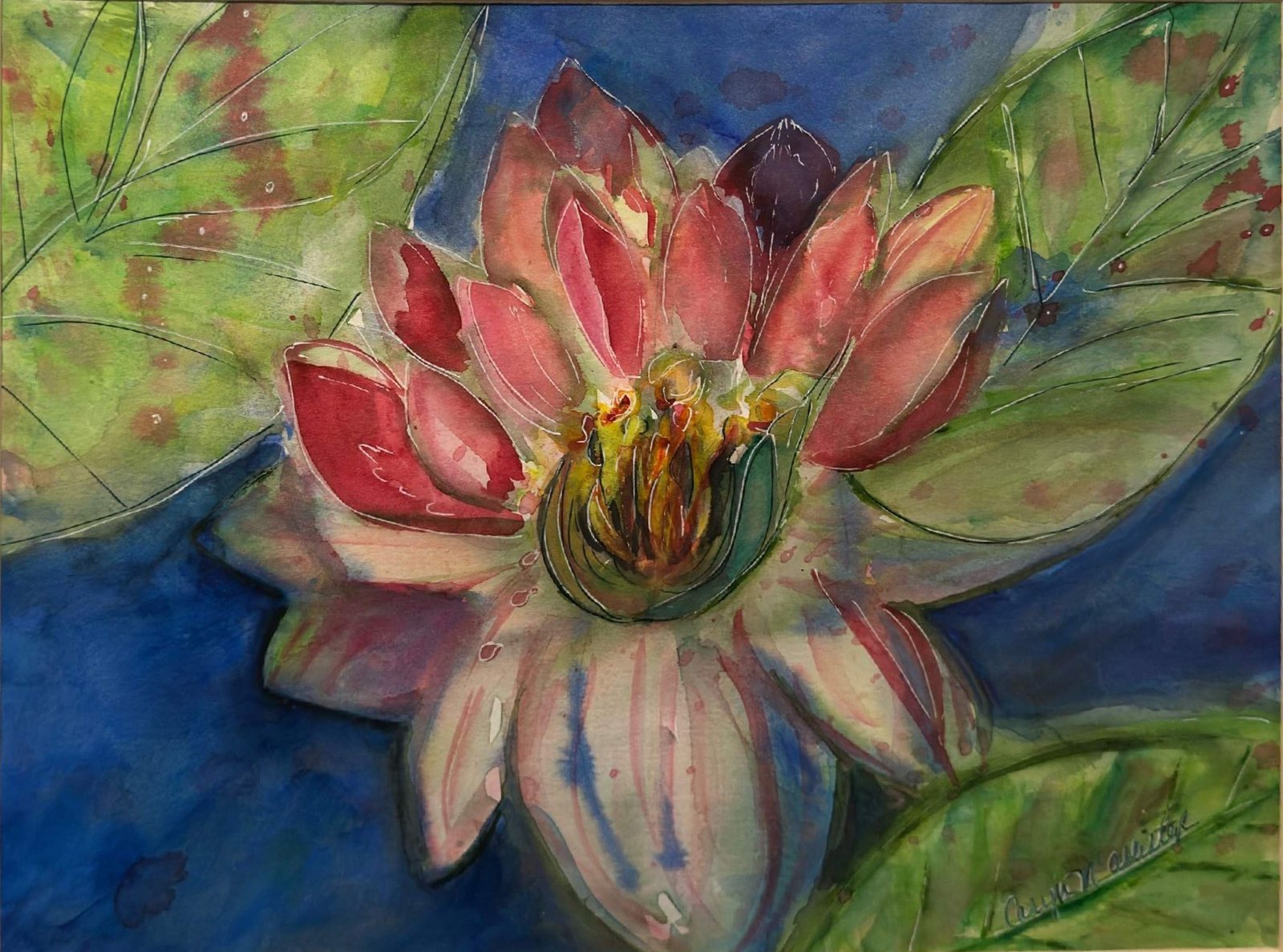 Lotus — Watercolor