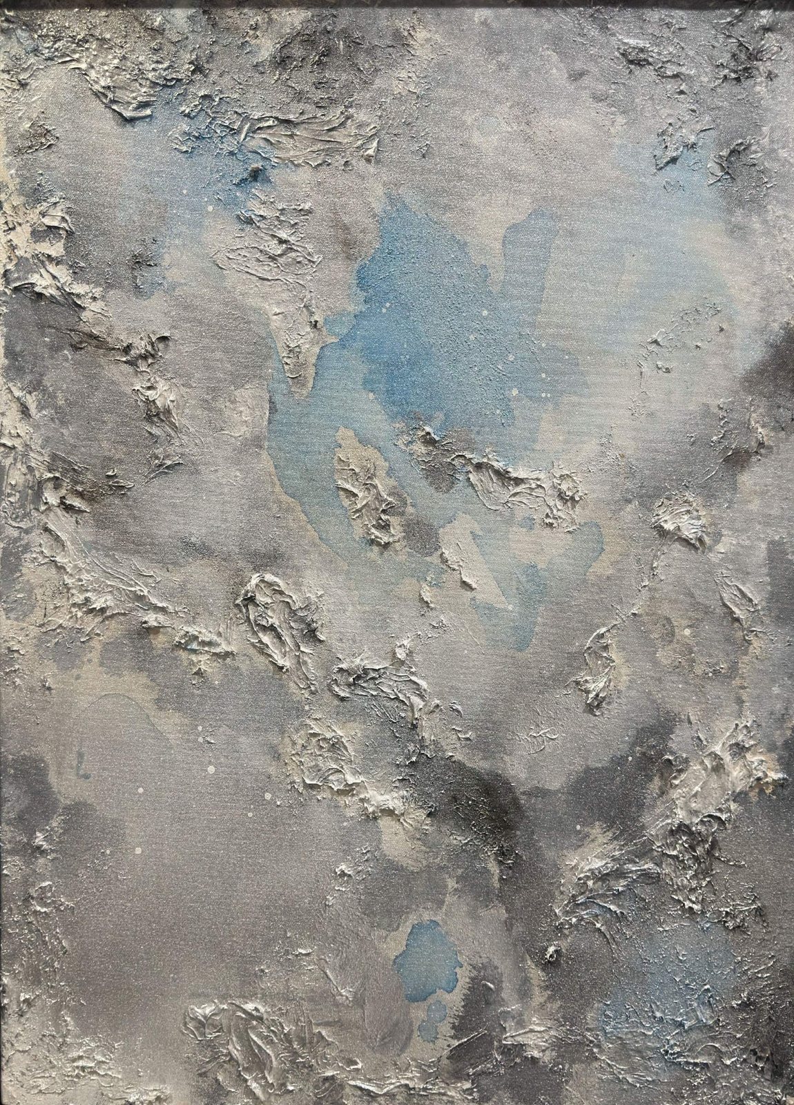 Snow Field — Mixed media