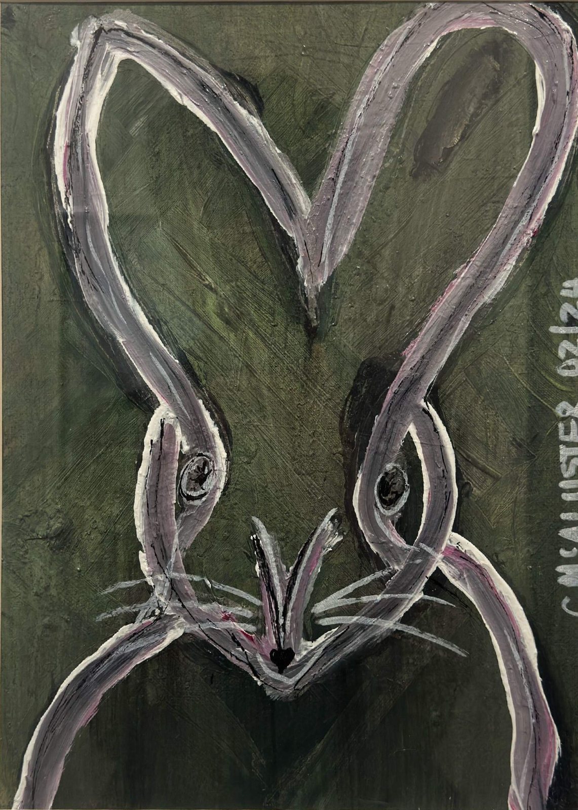 Midnight Hare — Acrylic