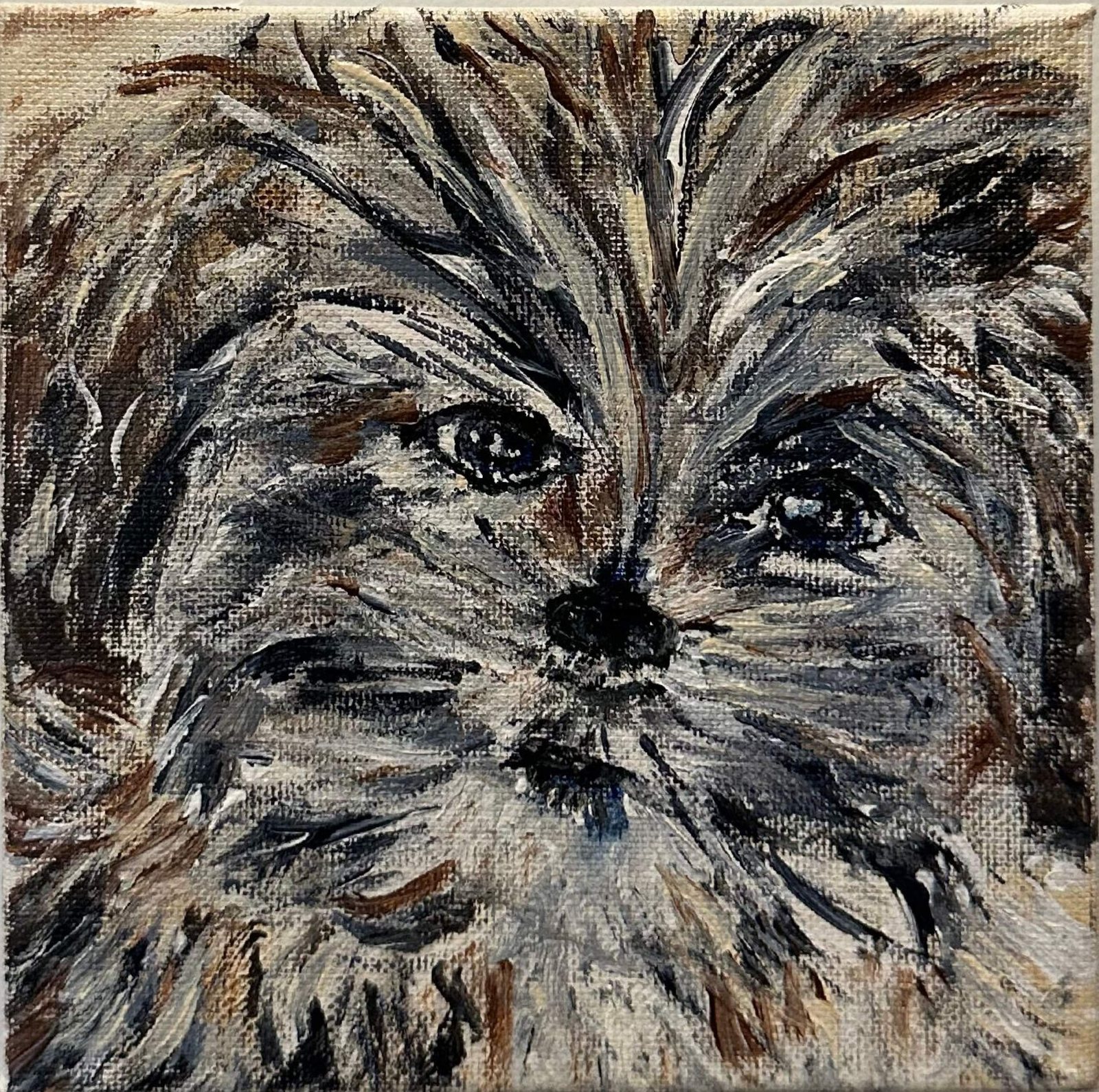 Little Scruff — Acrylic