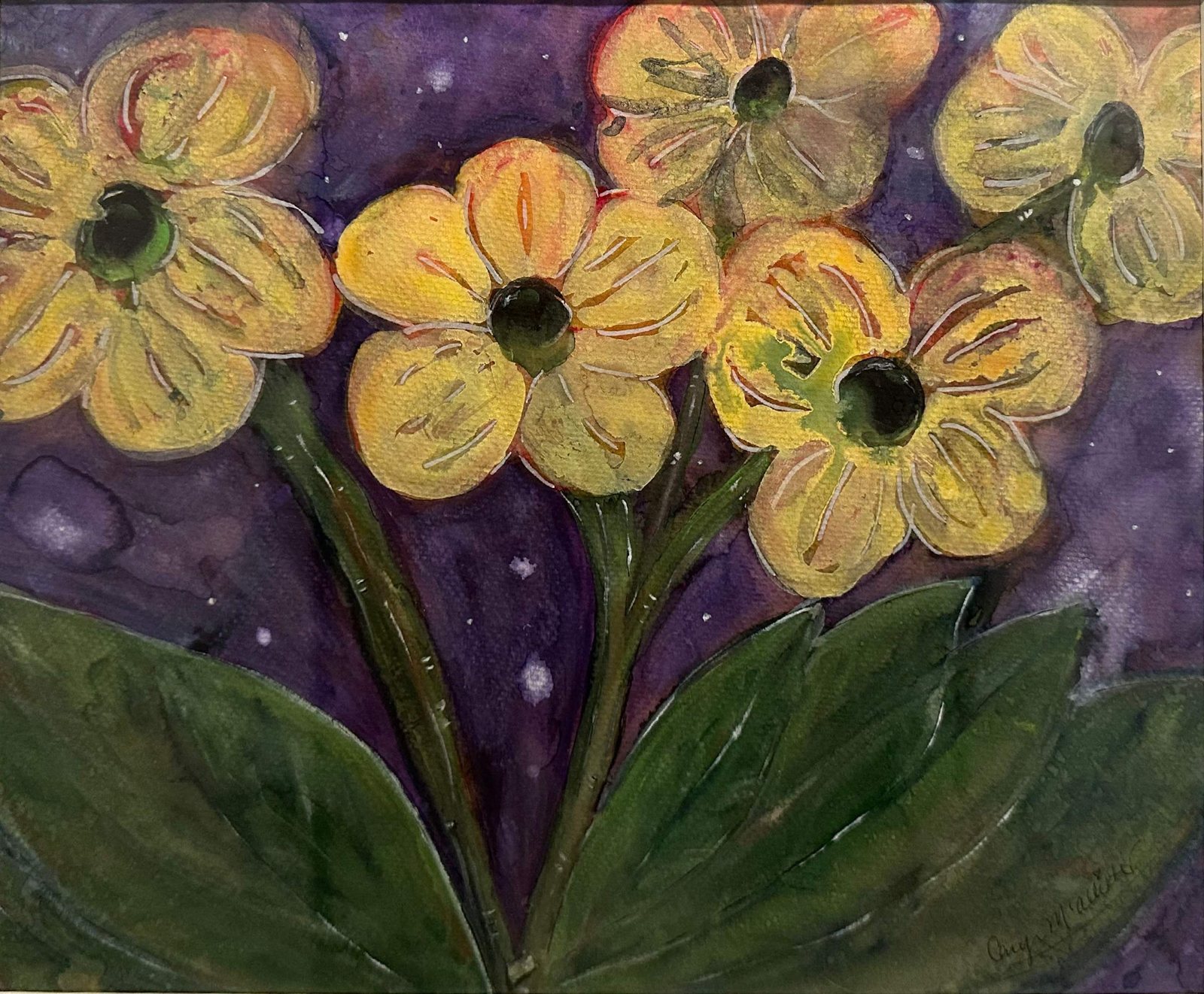 Evening Dogwood — Watercolor