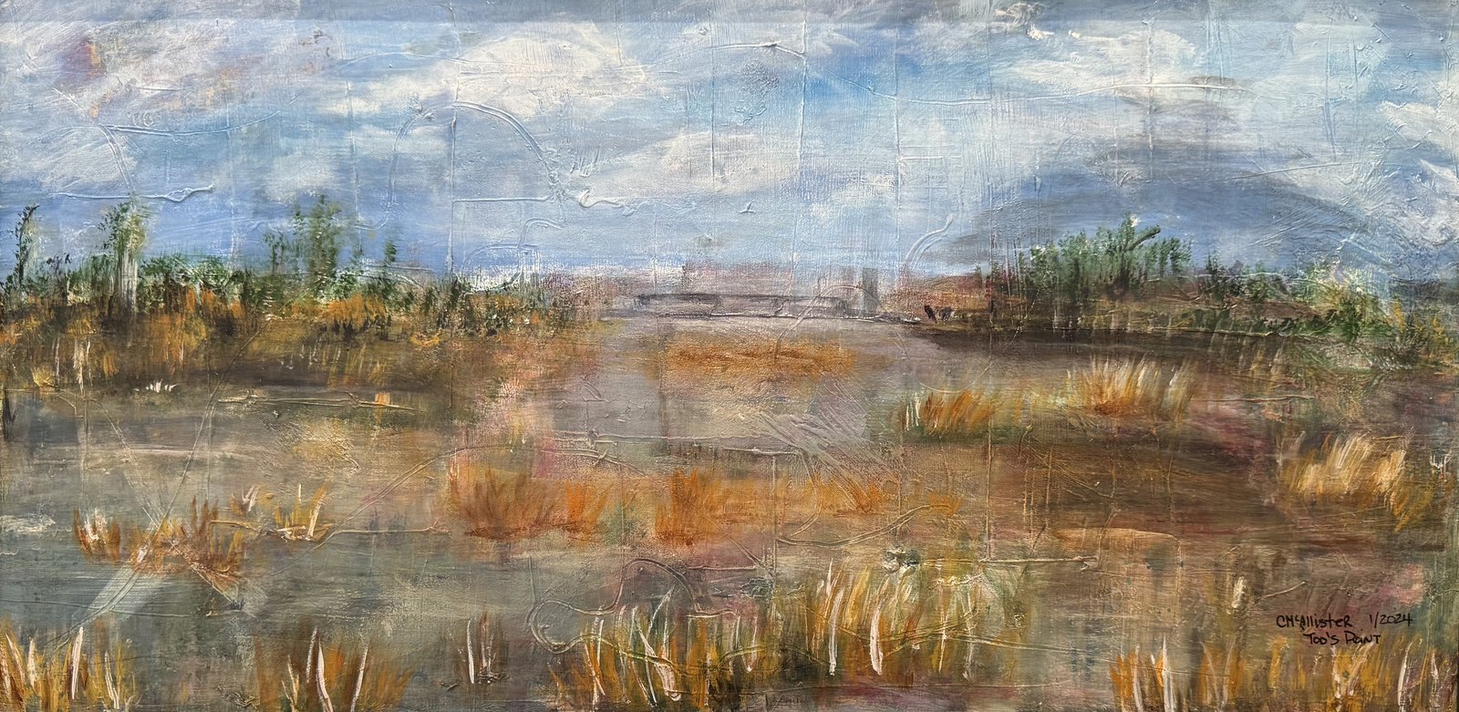 Tod's Point — Acrylic on canvas